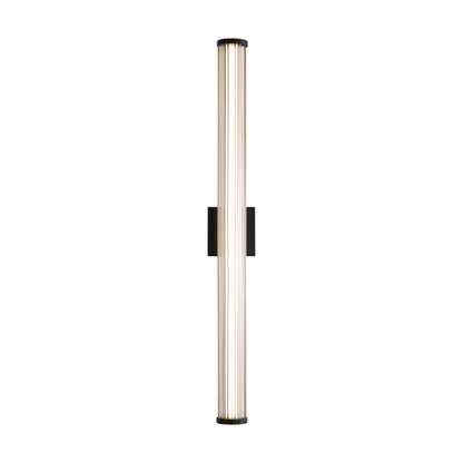 Rodara LED 36" Wall Sconce - Outdoor in Matte Black with Clear Glass Shade - - Golden Lighting