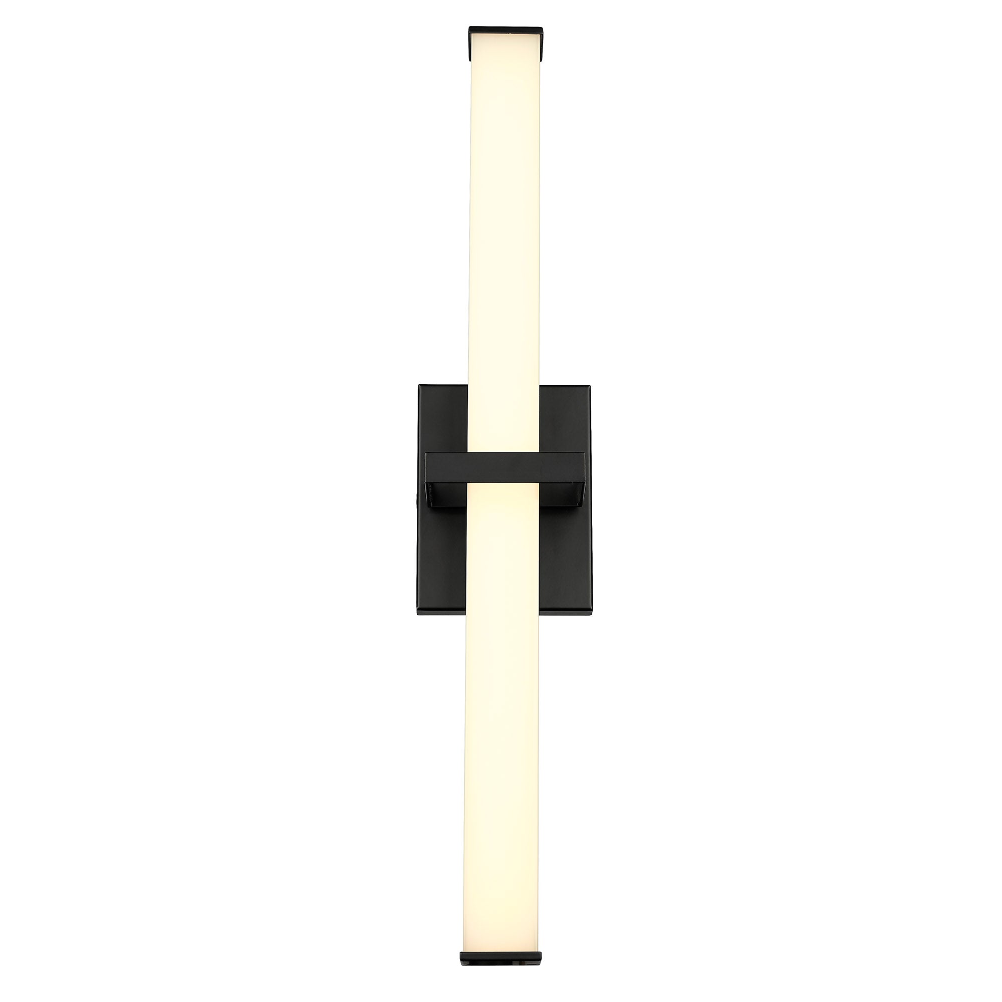 Golden Lighting Elon Integrated LED 24in Vanity in Matte Black - - Golden Lighting