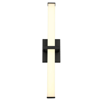 Golden Lighting Elon Integrated LED 24in Vanity in Matte Black - - Golden Lighting