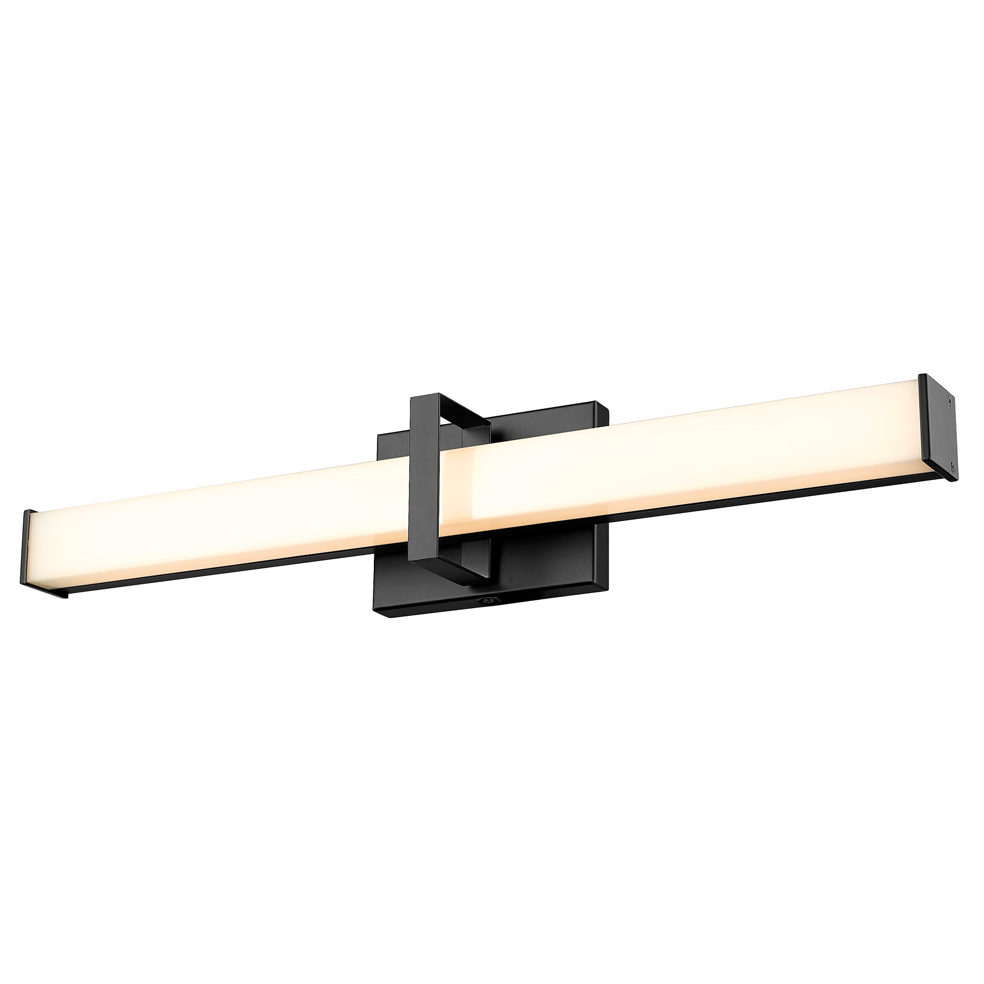 Golden Lighting Elon Integrated LED 24in Vanity in Matte Black - - Golden Lighting
