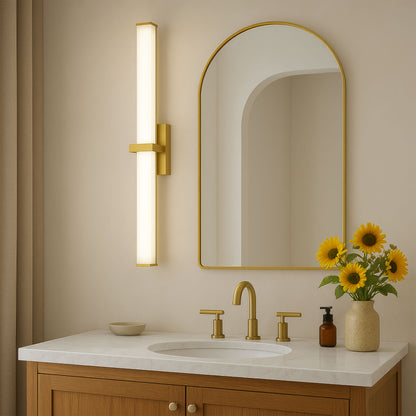 Golden Lighting Elon Integrated LED 30in Vanity in Brushed Champagne Brass - - Golden Lighting