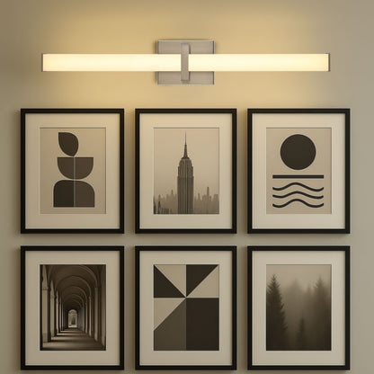 Golden Lighting Elon Integrated LED 30in Vanity in Pewter - - Golden Lighting