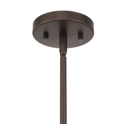 Lyssna Cirkel 10-light Chandelier in Modern Bronze