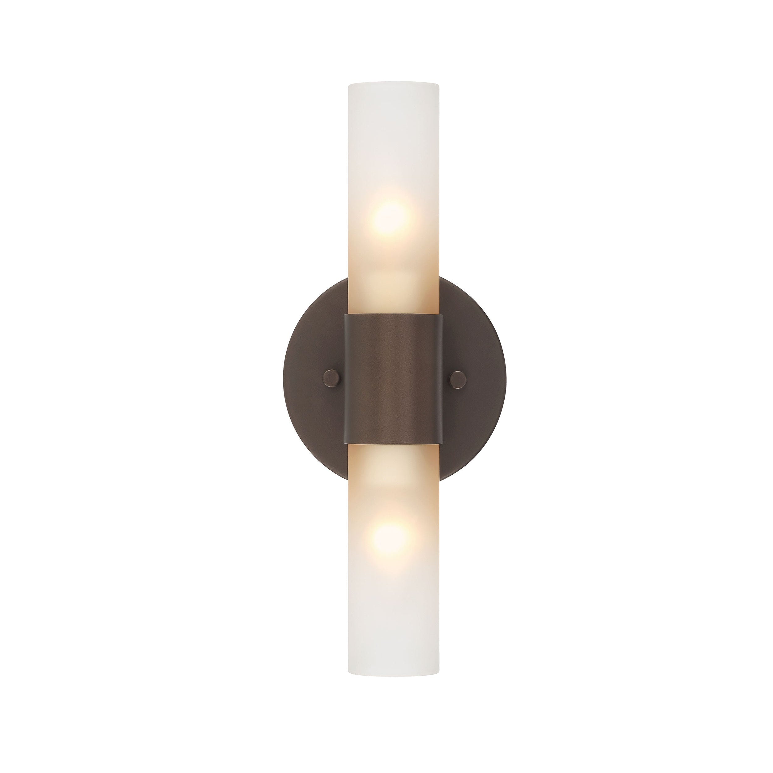 Lyssna Cirkel 2-light Wall Sconce in Modern Bronze