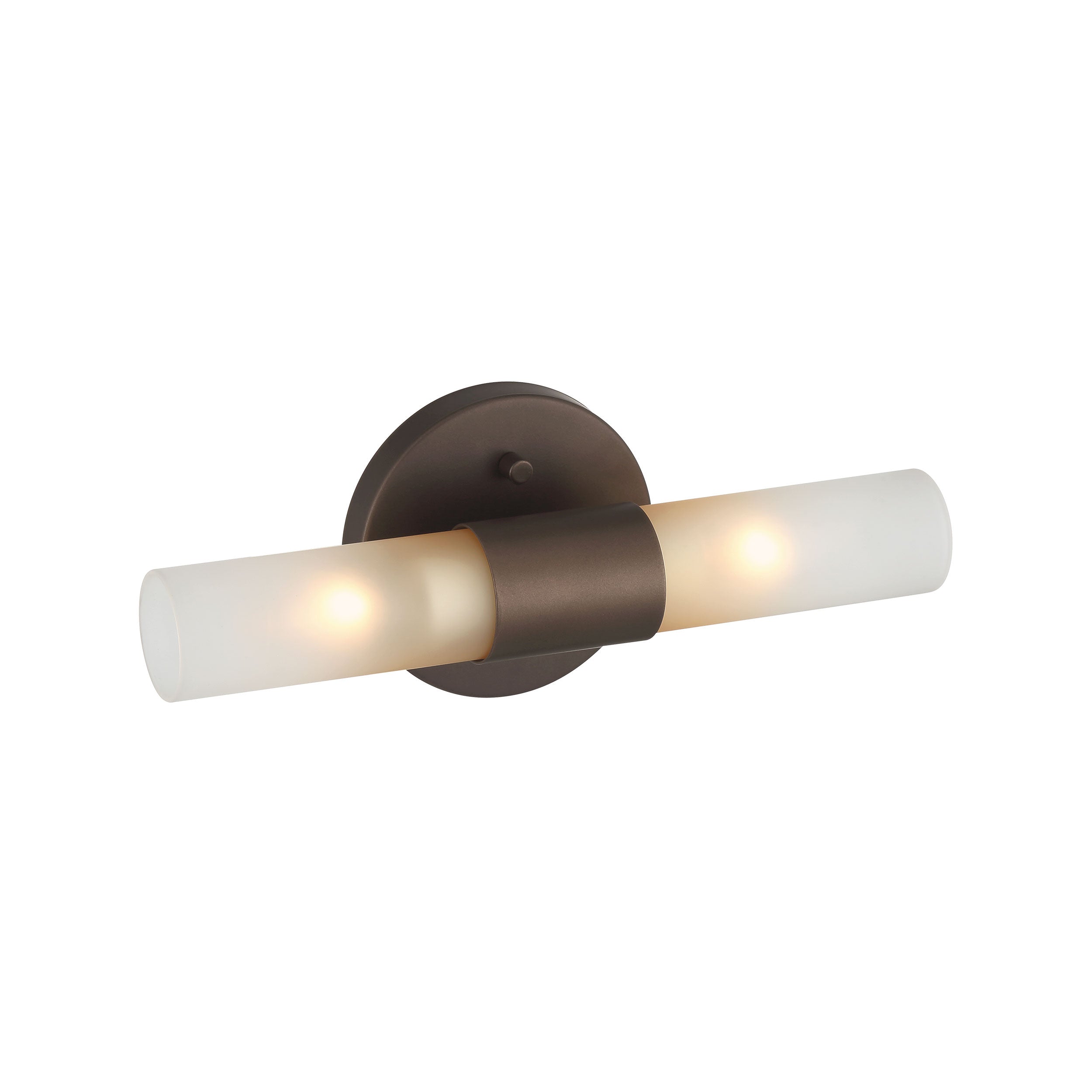 Lyssna Cirkel 2-light Wall Sconce in Modern Bronze