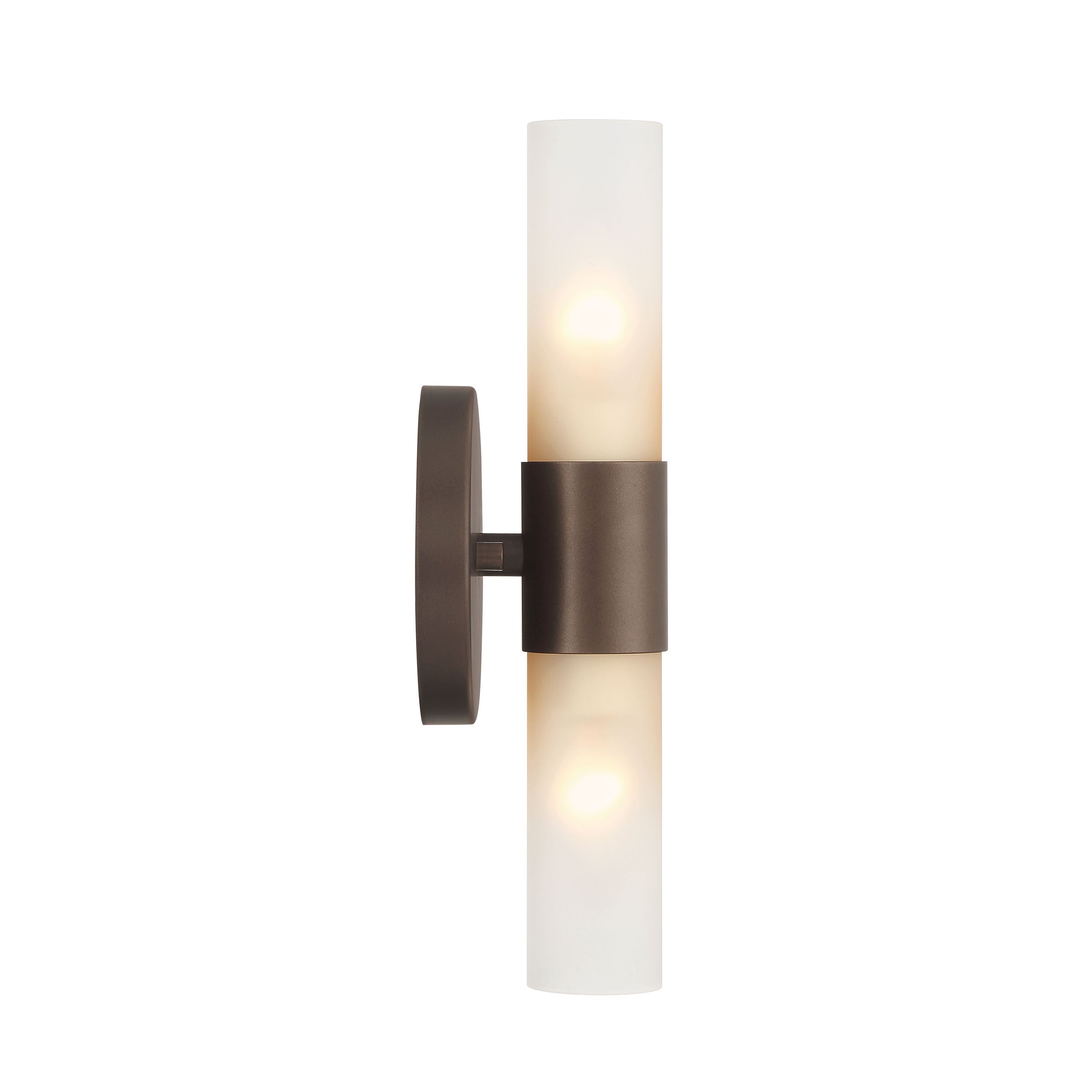 Lyssna Cirkel 2-light Wall Sconce in Modern Bronze
