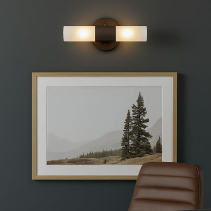 Lyssna Cirkel 2-light Wall Sconce in Modern Bronze