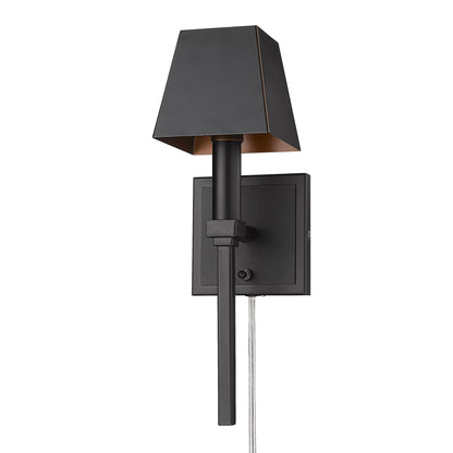 Messina 1-light Wall Sconce in Matte Black