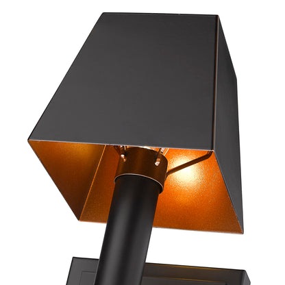 Messina 1-light Wall Sconce in Matte Black