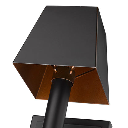 Messina 1-light Wall Sconce in Matte Black