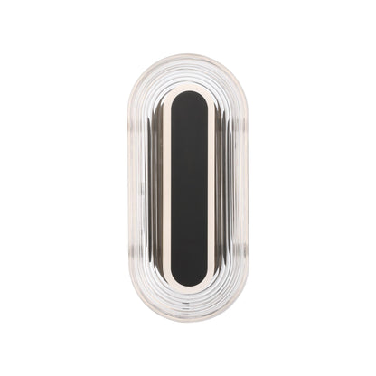 Plexus Integrated LED 13" Outdoor Wall in Matte Black