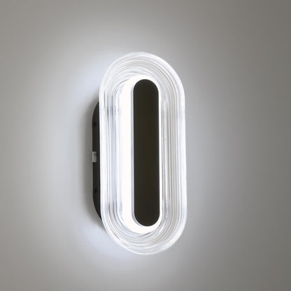 Plexus Integrated LED 13" Outdoor Wall in Matte Black