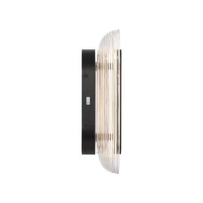 Plexus Integrated LED 13" Outdoor Wall in Matte Black