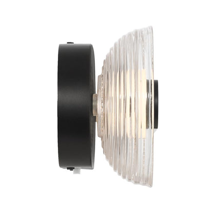 Plexus Integrated LED 13" Outdoor Wall in Matte Black