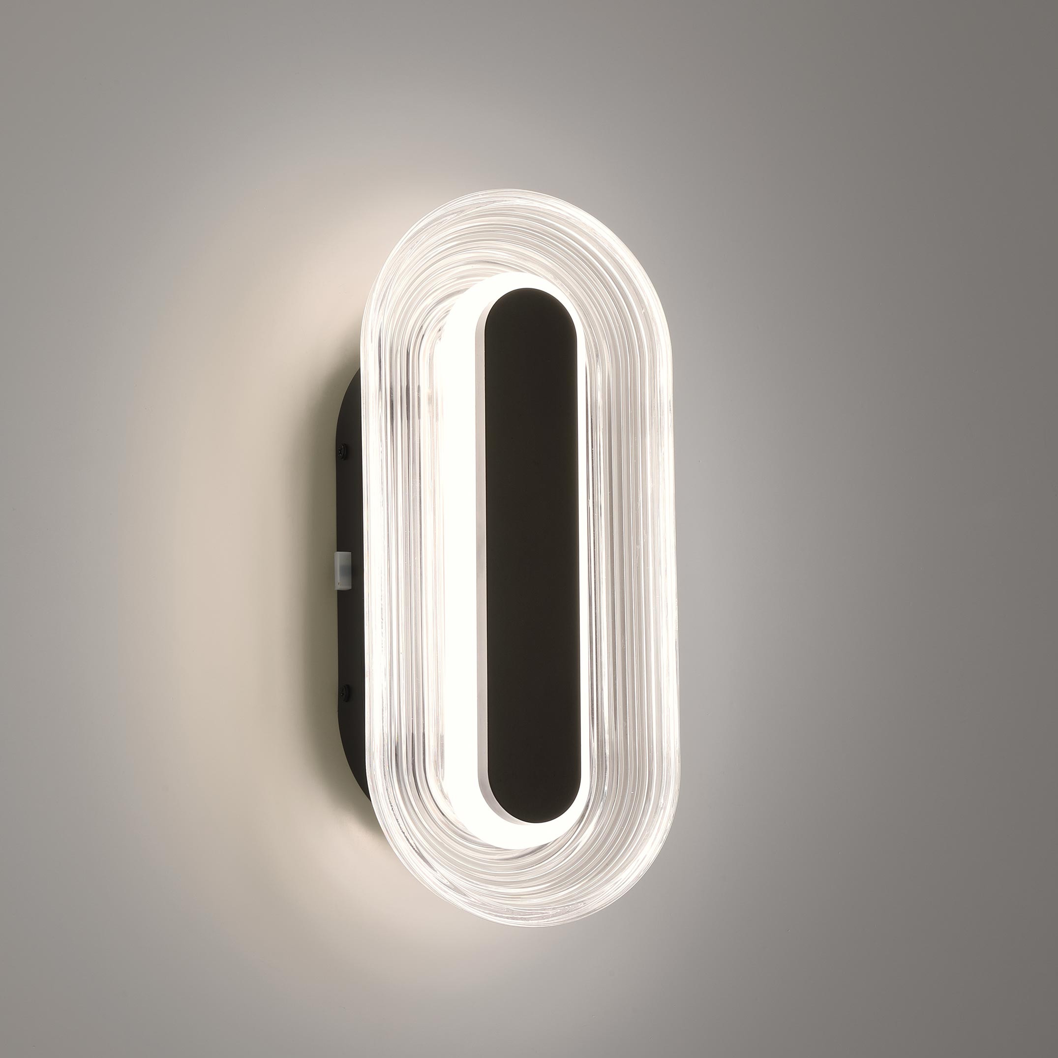 Plexus Integrated LED 13" Outdoor Wall in Matte Black