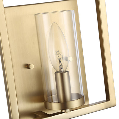 Golden Lighting Marco 1-light Wall Sconce in Brushed Champagne Brass - - Golden Lighting