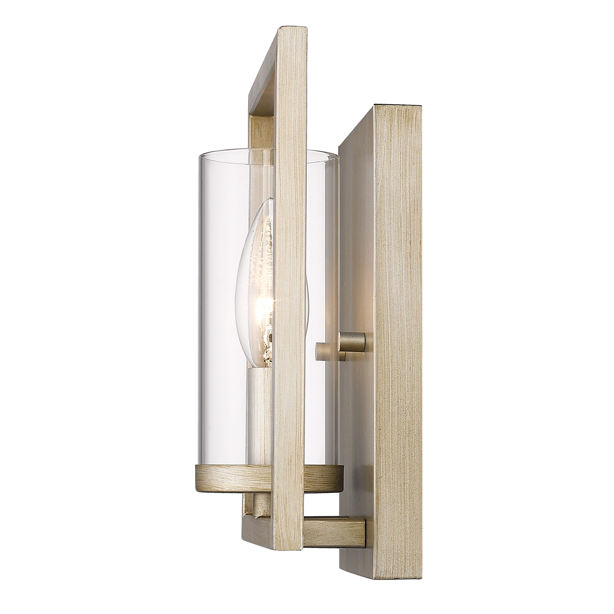 Golden Lighting Marco 1-light Wall Sconce in White Gold - - Golden Lighting