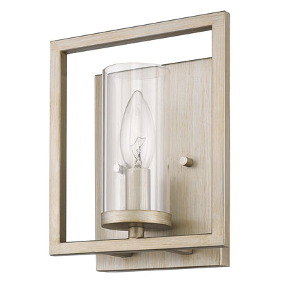 Golden Lighting Marco 1-light Wall Sconce in White Gold