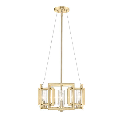 Golden Lighting Marco 4-light Pendant in Brushed Champagne Brass - - Golden Lighting