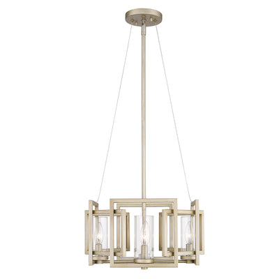 Golden Lighting Marco 4-light Pendant in White Gold - - Golden Lighting