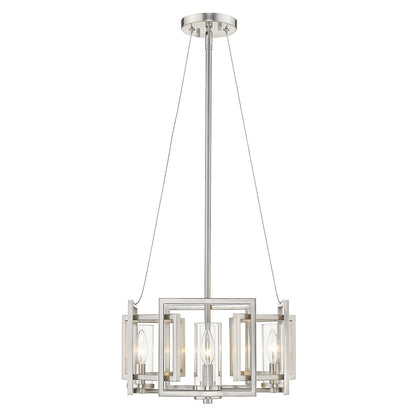 Golden Lighting Marco 4-light Pendant in Pewter - - Golden Lighting