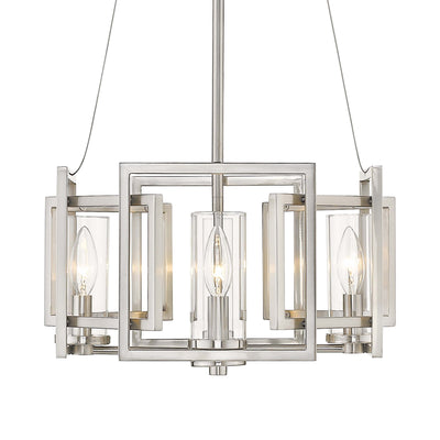 Golden Lighting Marco 4-light Pendant in Pewter - Default Title - Golden Lighting