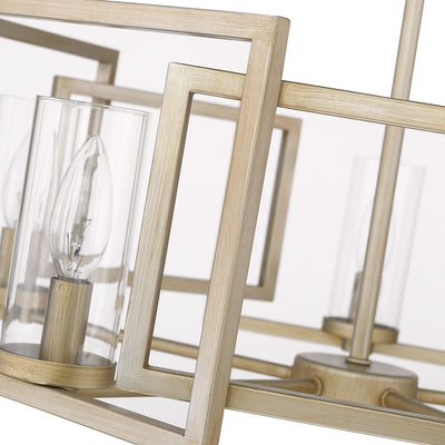 Golden Lighting Marco 5-light Chandelier in White Gold - - Golden Lighting