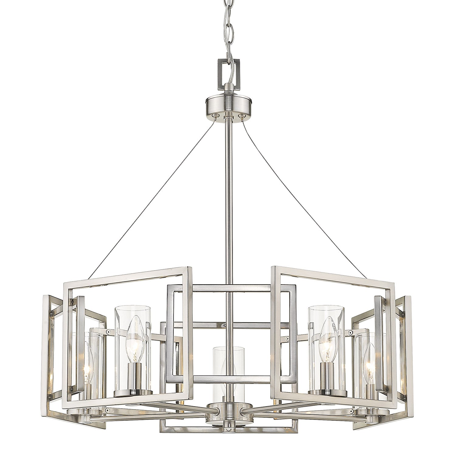 Marco 5 Light Chandelier - - Golden Lighting