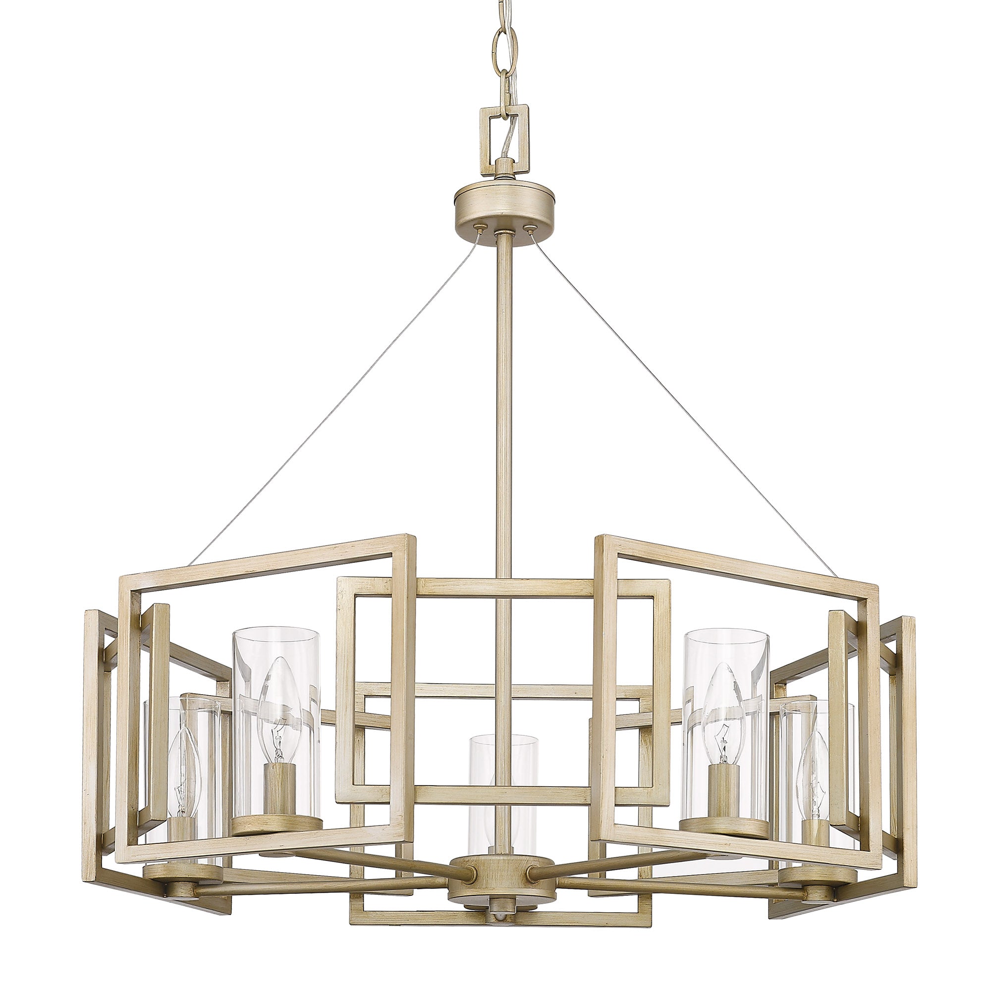 Marco 5 Light Chandelier - - Golden Lighting