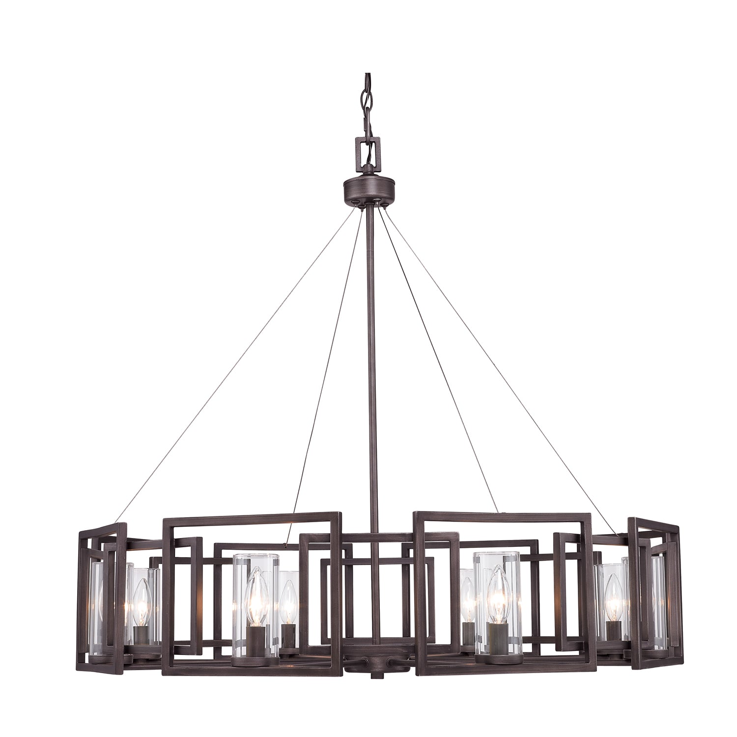 Marco 8 Light Chandelier - - Golden Lighting