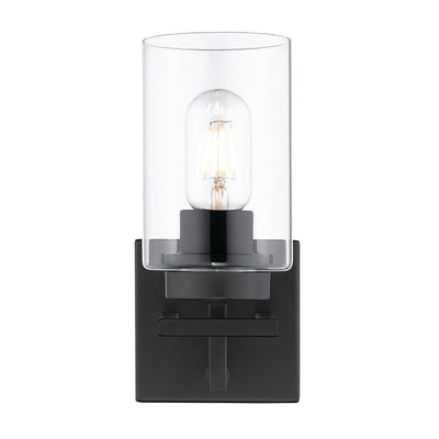 Golden Lighting Tribeca 1-light Vanity in Matte Black - - Golden Lighting