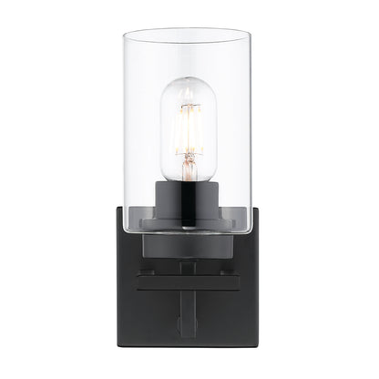Golden Lighting Tribeca 1-light Vanity in Matte Black - - Golden Lighting