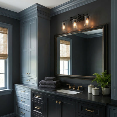 Tribeca 3-light Vanity in Matte Black
