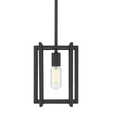 Golden Lighting Tribeca 1-light Pendant in Matte Black - - Golden Lighting