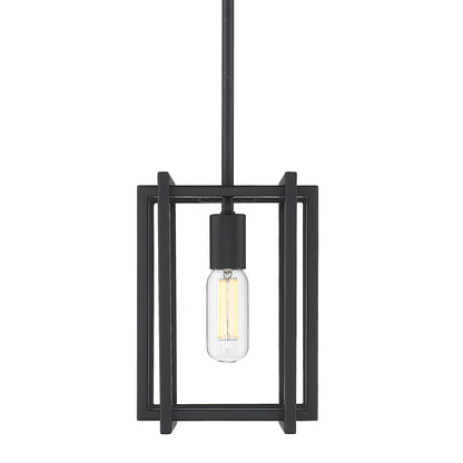 Golden Lighting Tribeca 1-light Pendant in Matte Black - - Golden Lighting