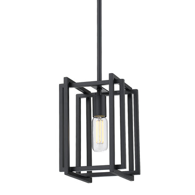 Golden Lighting Tribeca 1-light Pendant in Matte Black - Default Title - Golden Lighting