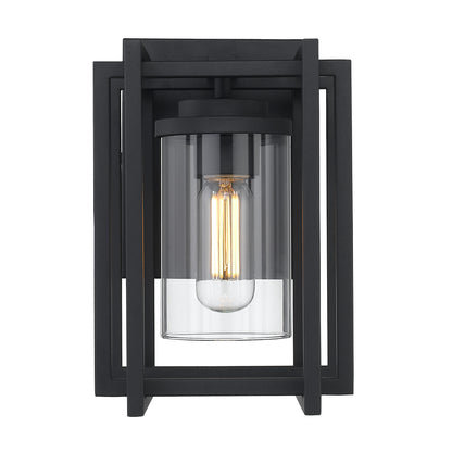 Golden Lighting Tribeca 1-light Outdoor Wall in Natural Black - - Golden Lighting