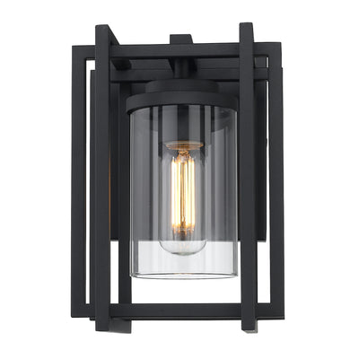 Golden Lighting Tribeca 1-light Outdoor Wall in Natural Black - - Golden Lighting
