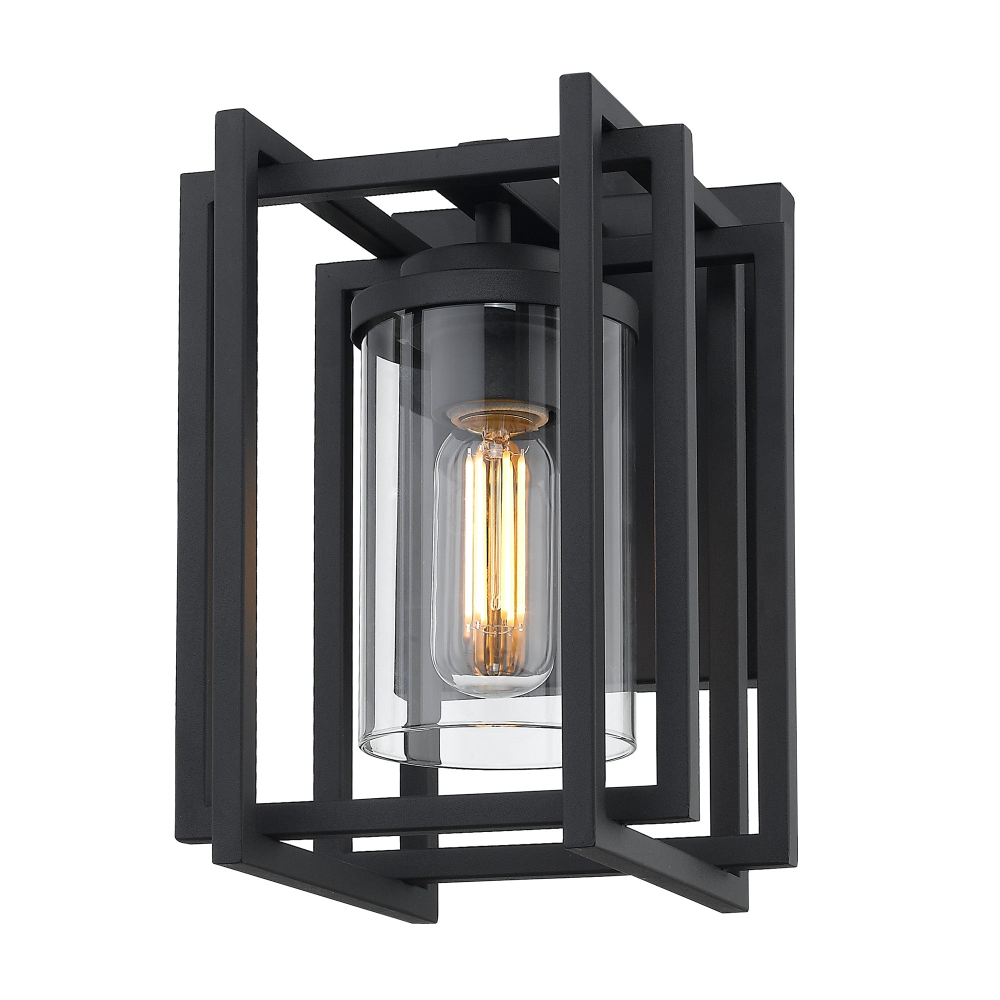 Tribeca Wall Sconce - Outdoor - Clear Glass / Glass / 7.25 - Golden Lighting