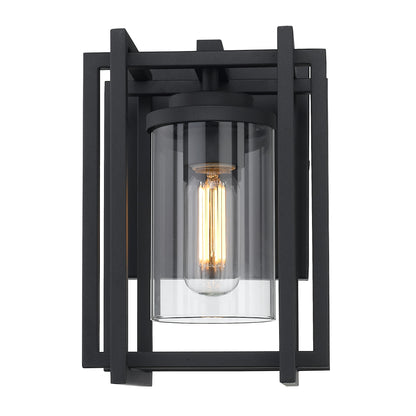 Golden Lighting Tribeca 1-light Outdoor Wall in Natural Black