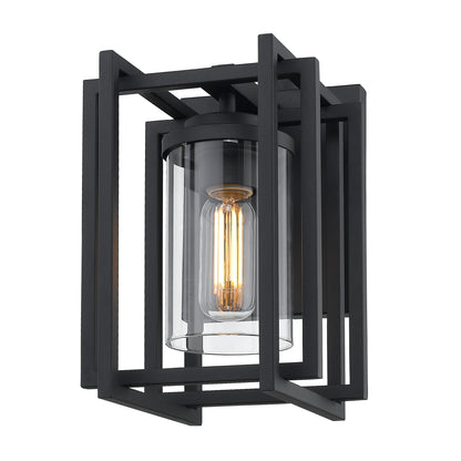 Golden Lighting Tribeca 1-light Outdoor Wall in Natural Black - - Golden Lighting