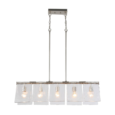 Golden Lighting Serenity 5-light Island Light in Pewter - - Golden Lighting