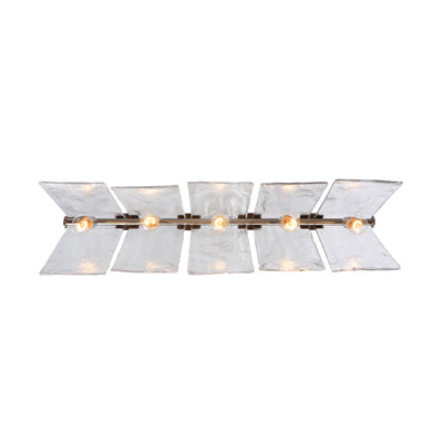Golden Lighting Serenity 5-light Island Light in Pewter - - Golden Lighting