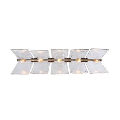 Golden Lighting Serenity 5-light Island Light in Pewter - - Golden Lighting
