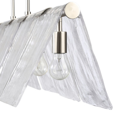 Golden Lighting Serenity 5-light Island Light in Pewter - - Golden Lighting