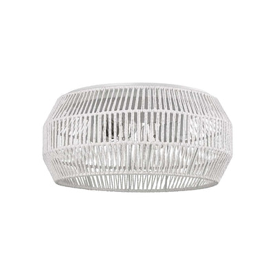 Golden Lighting Marlee 2-light Flush Mount in Matte White - - Golden Lighting