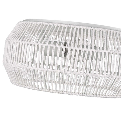 Golden Lighting Marlee 2-light Flush Mount in Matte White - - Golden Lighting