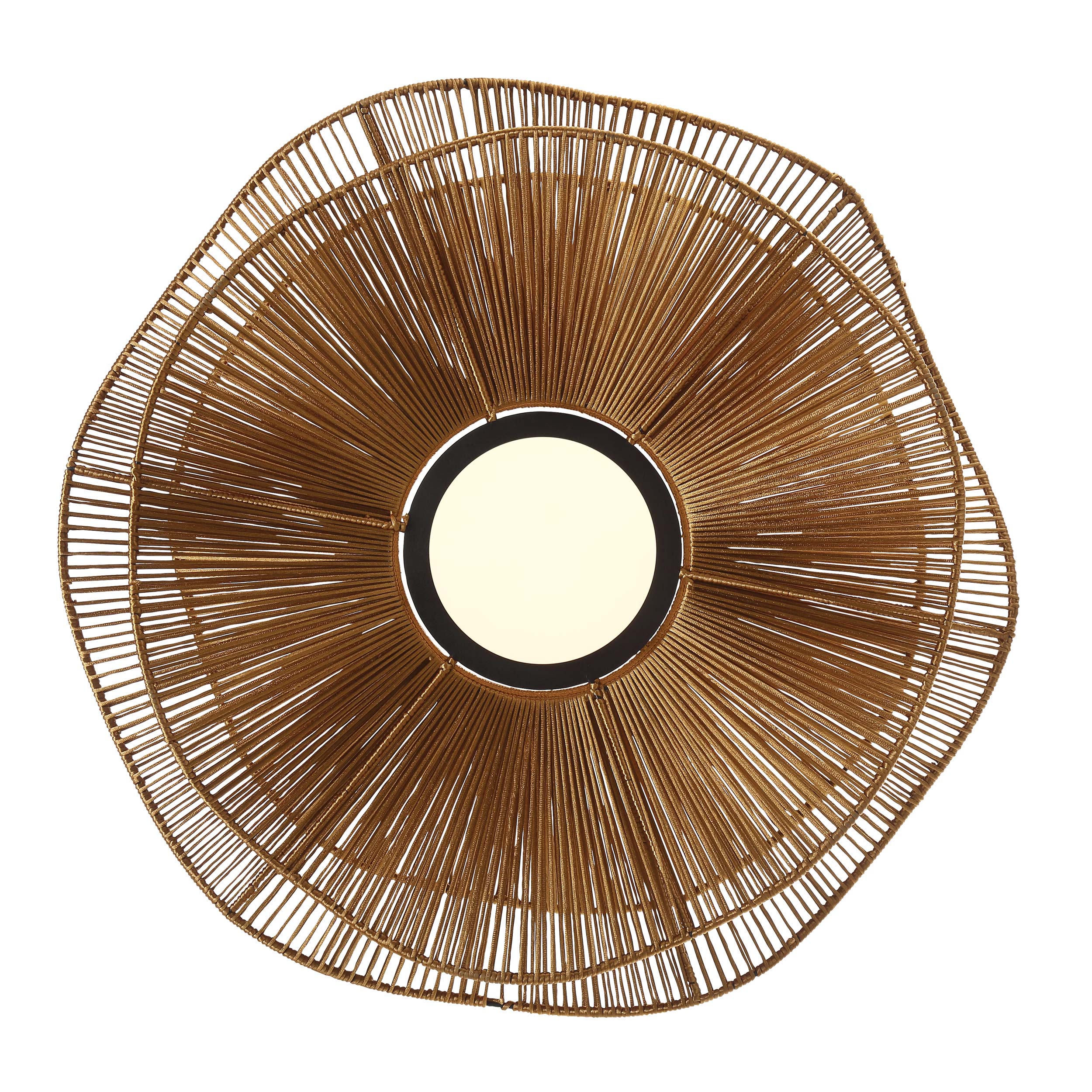 Whisper Integrated LED Pendant in Latte Rope