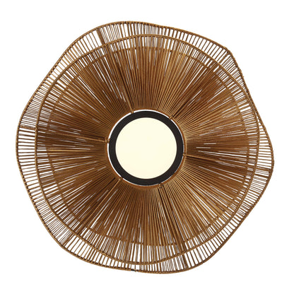 Whisper Integrated LED Pendant in Latte Rope