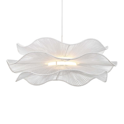 Whisper Integrated LED Pendant in Matte White
